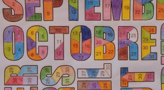 Mes xxx d’octobre…